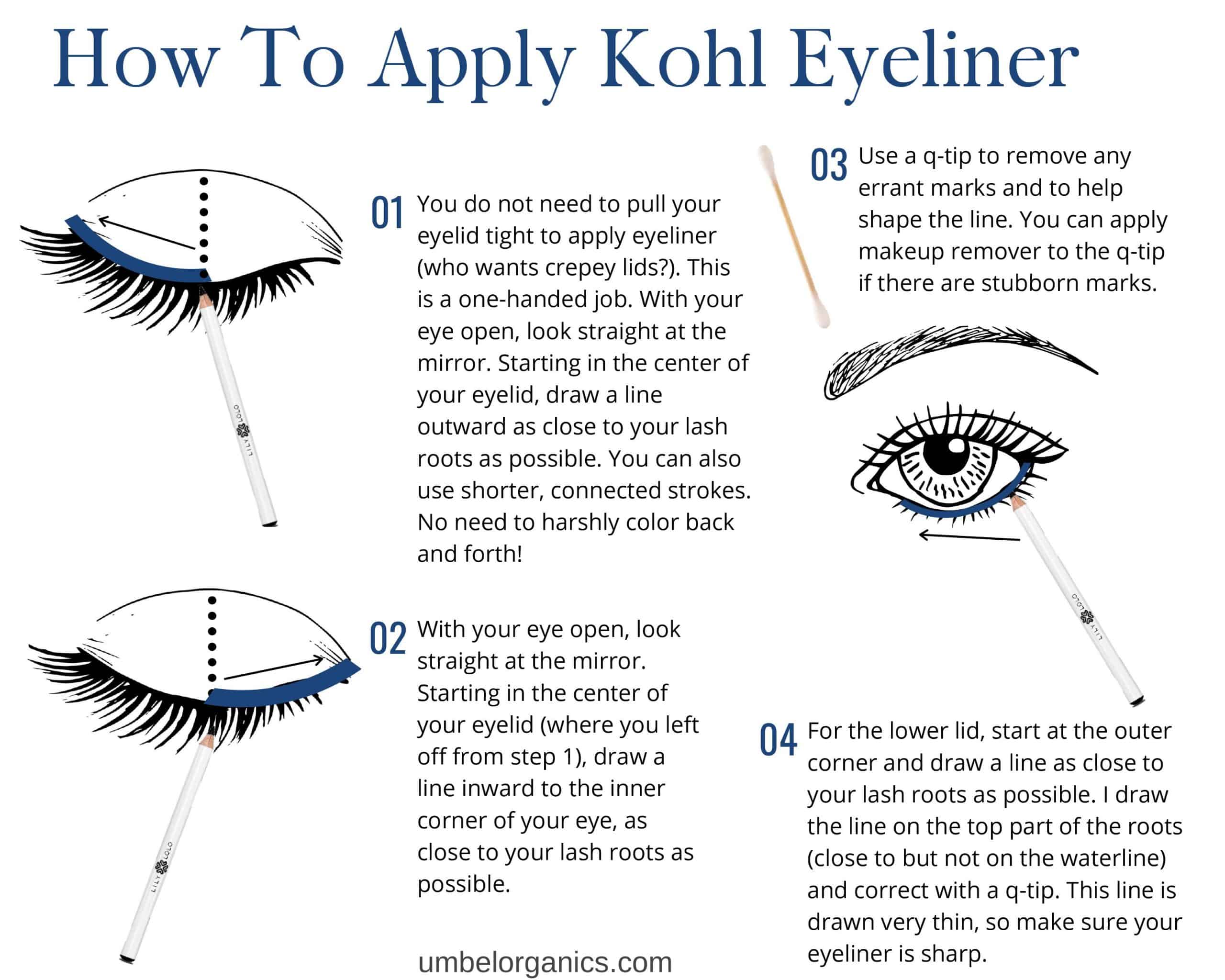 How To Apply Kohl Eyeliner