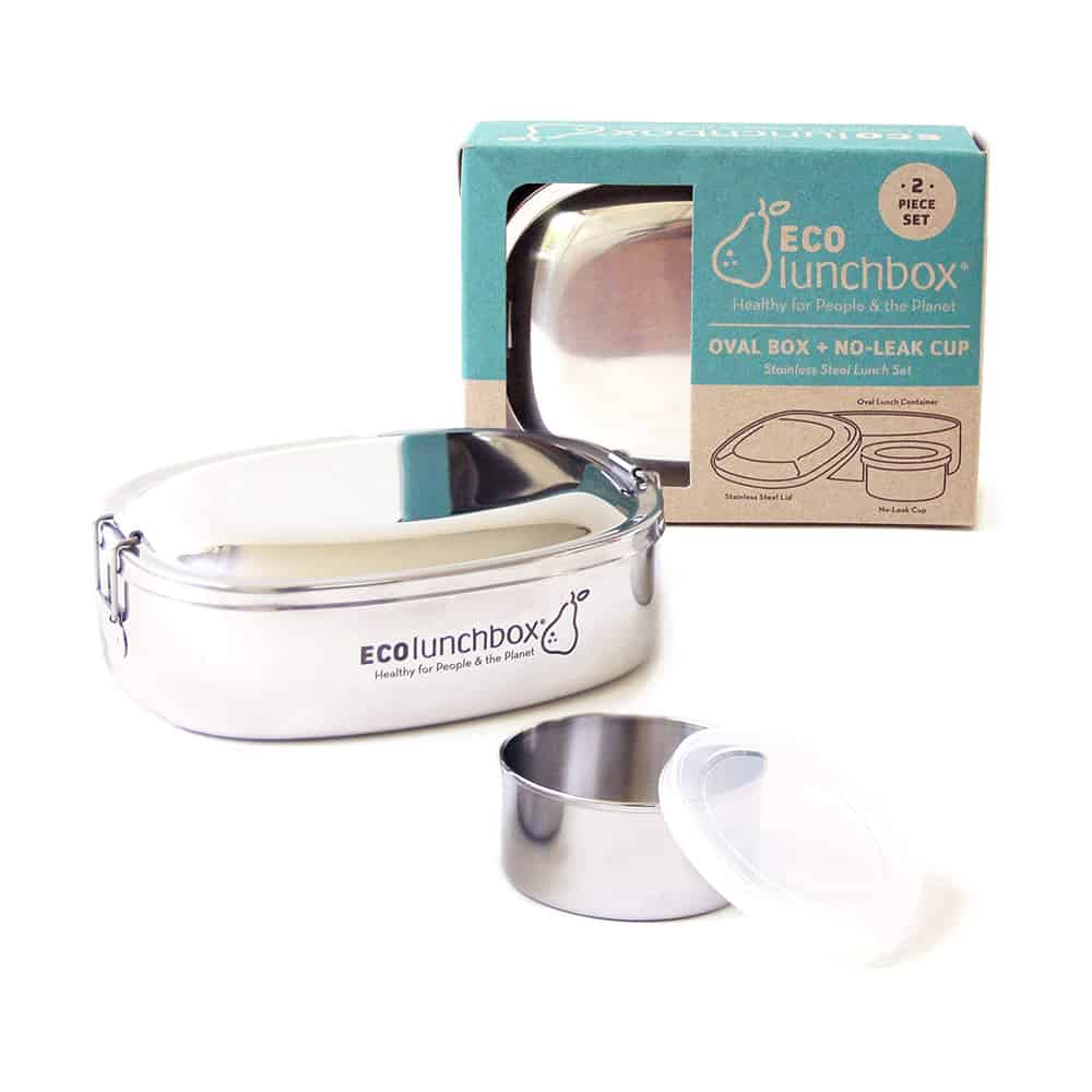 ECOlunchbox Stainles Steel Oval Food Storage