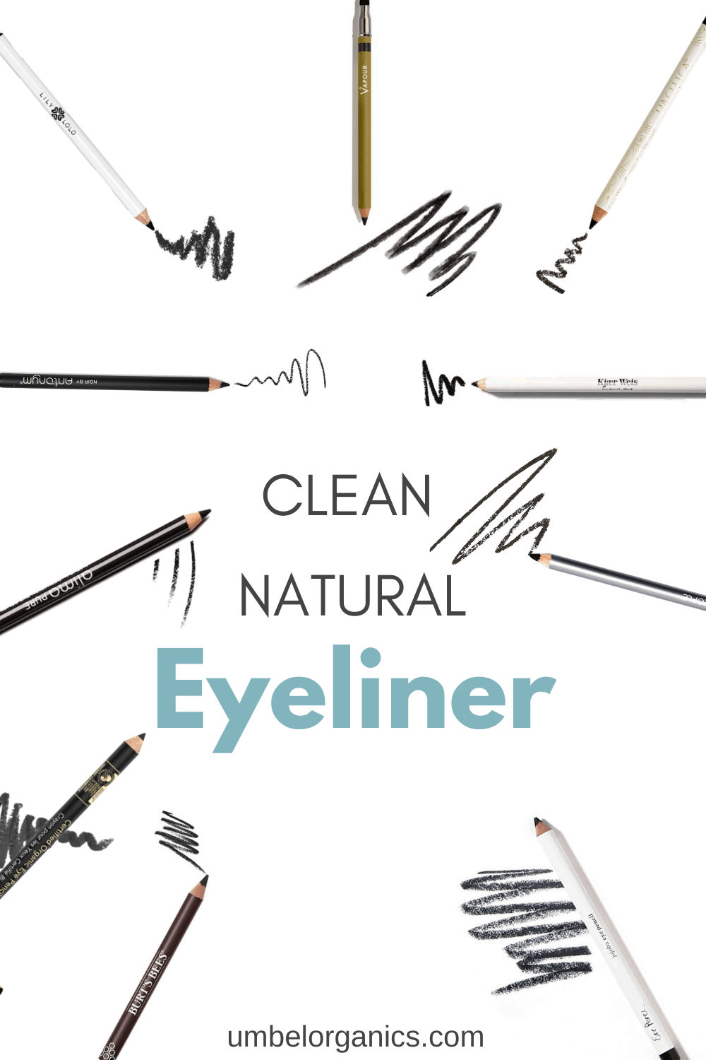 The Best Natural & Clean Eyeliners Umbel Organics