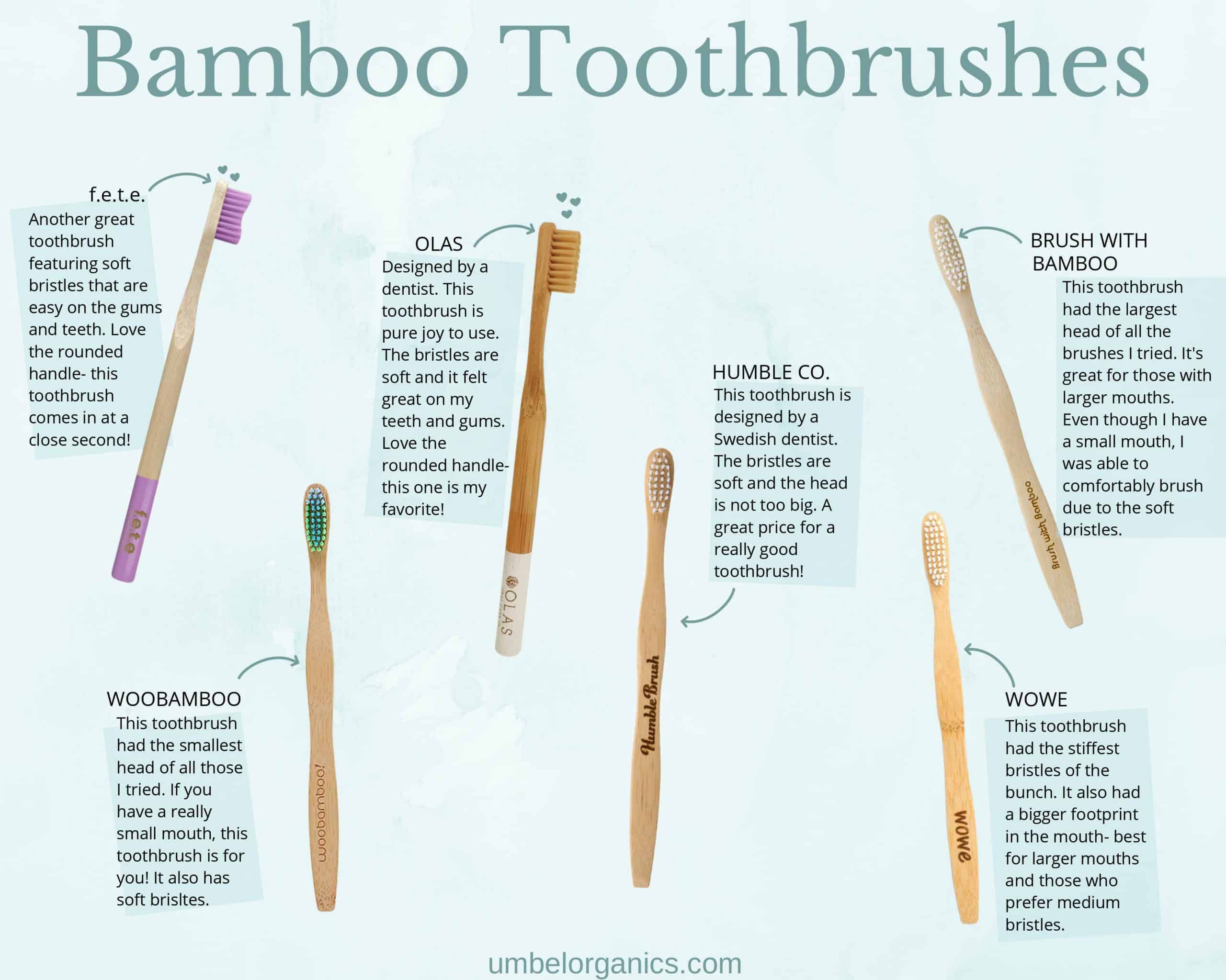 6 Brands of Bamboo Toothbrushes Reviewed