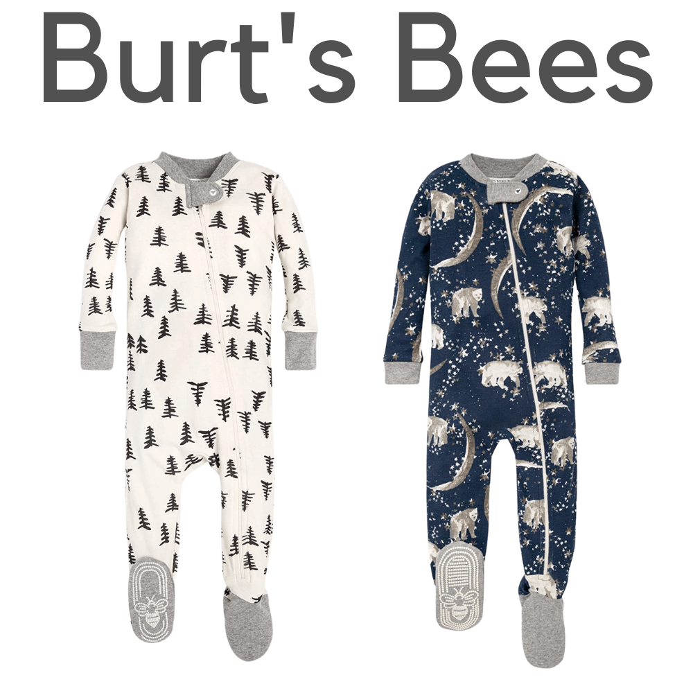 Burt's Bees Organic Footer Boy Pajamas