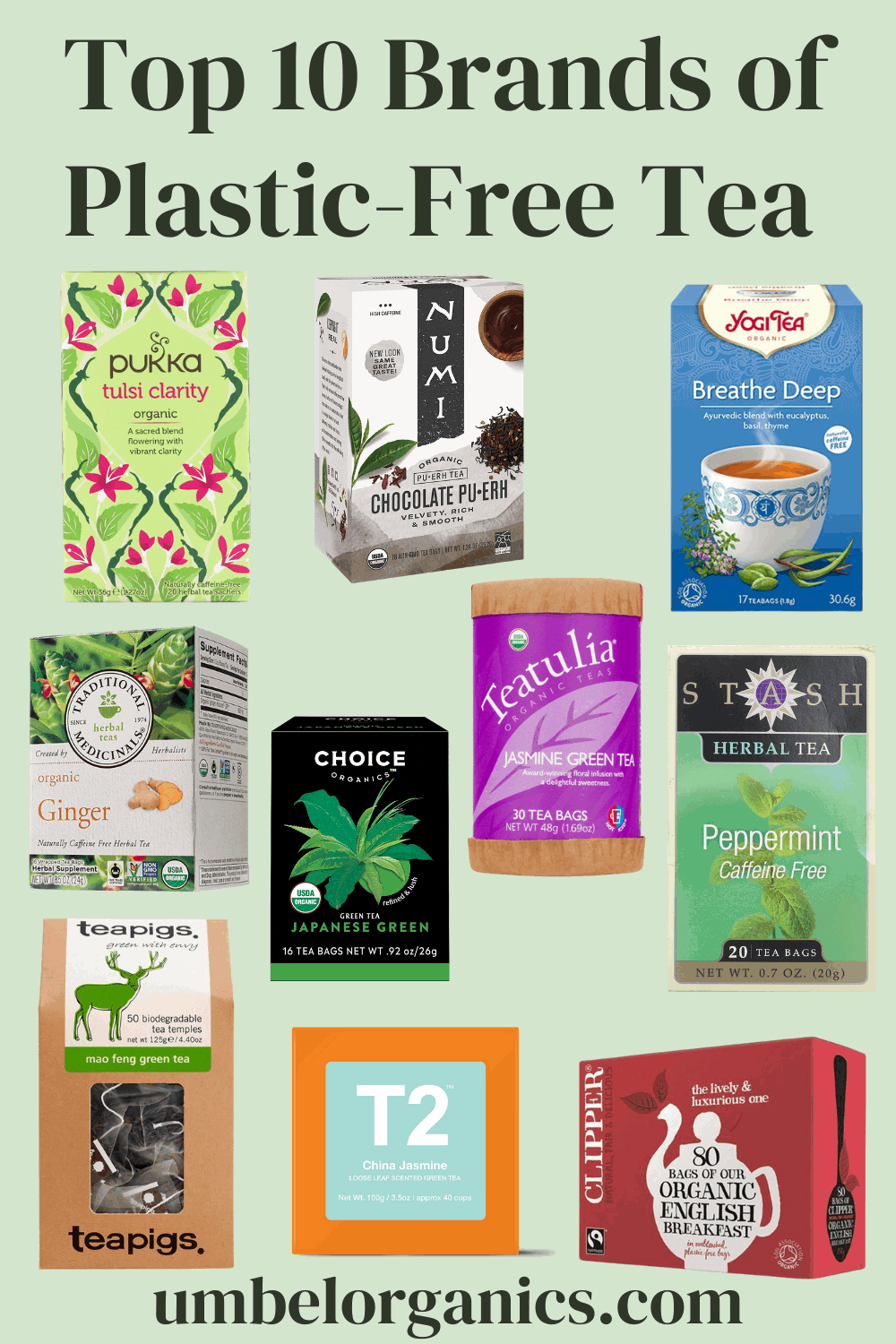10 Brands of Plastic-Free Tea