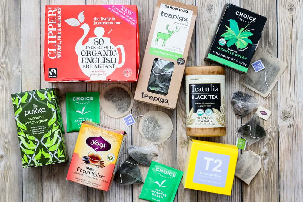 A Collection of Plastic-Free Tea Brands