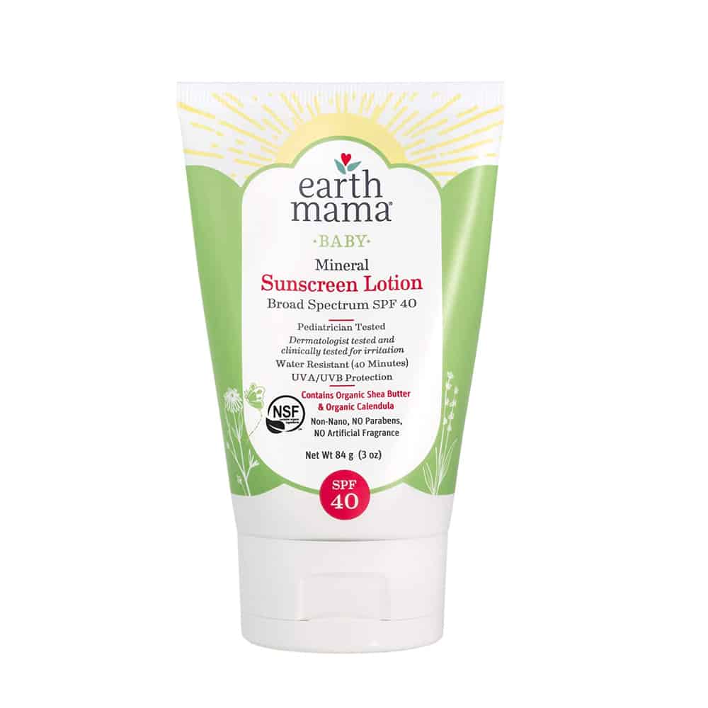 Earth Mama Baby Sunscreen SPF40