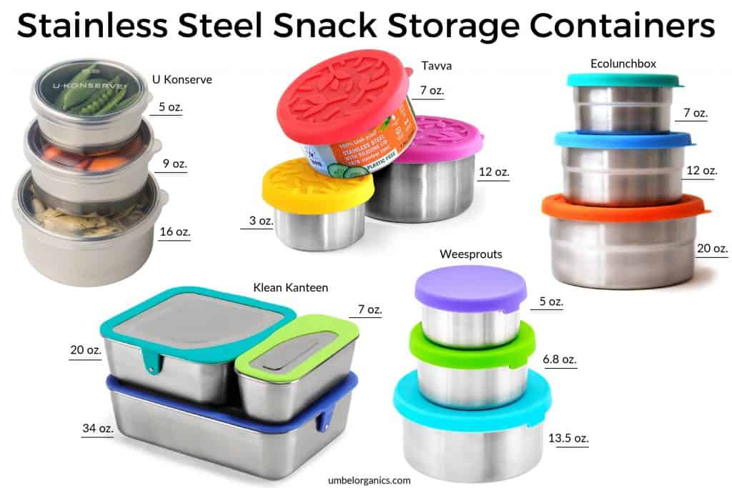 Stainless Steel Snack Containers