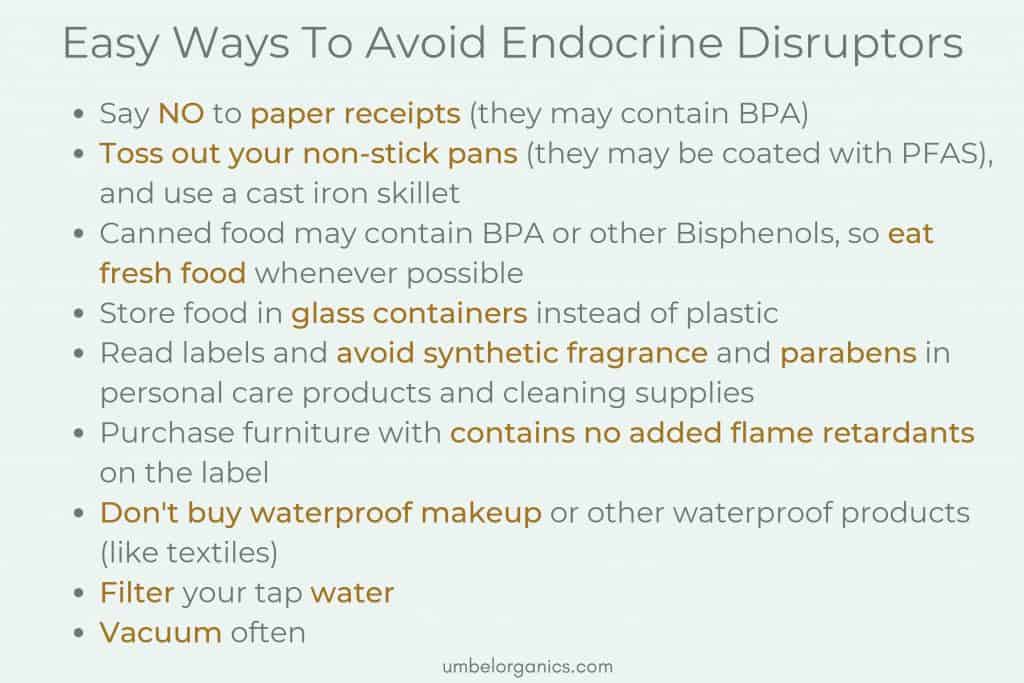 9 Easy Ways To Avoid Endocrine Disrupting Chemicals