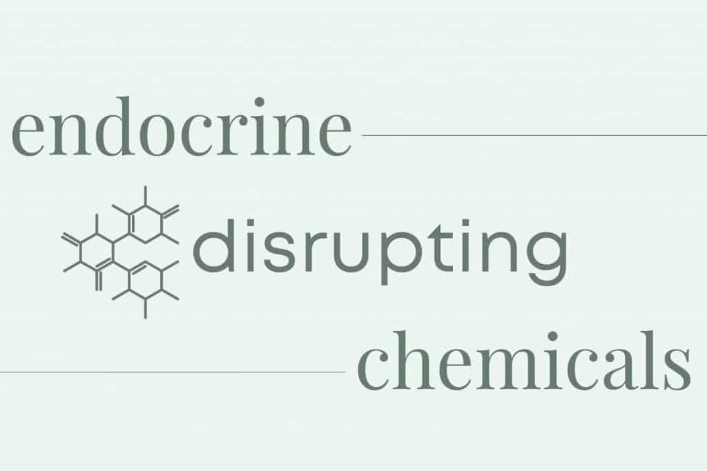 Endocrine Disrupting Chemicals with chemical symbol