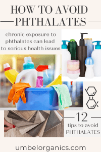 Cleaning bucket with cleaning supplies and personal care bottles
