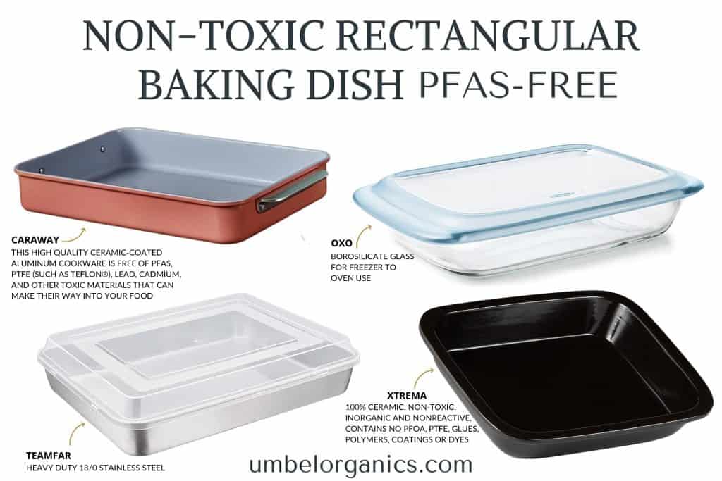 Non-Toxic Rectangular Baking Dishes