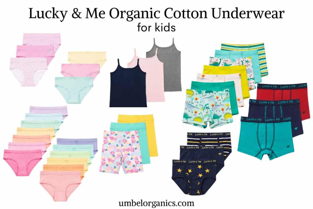 Lucky & Me organic cotton underwear for kids