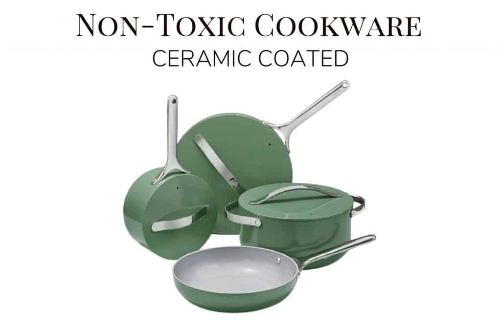Caraway ceramic-coated cookware set