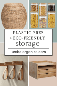 Plastic-free products for eco-friendly storage