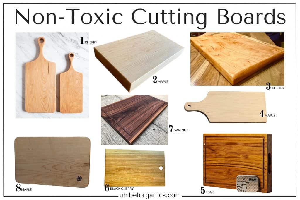 8 non-toxic wood cutting boards