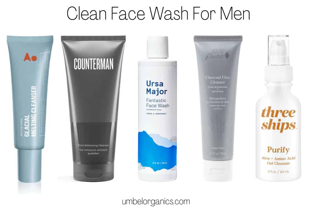 clean face wash for men