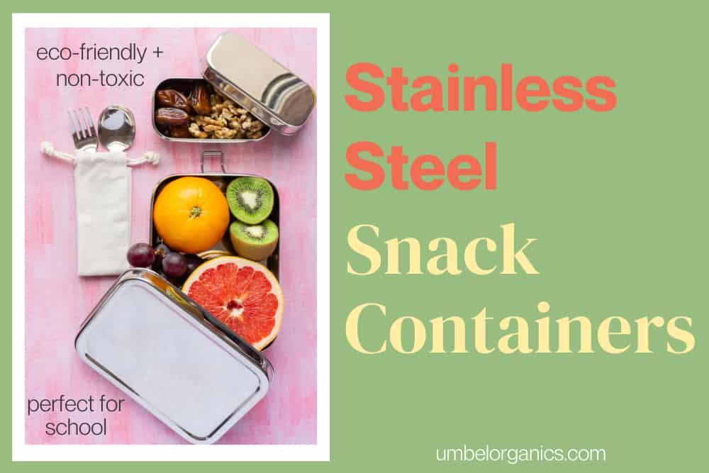 Snack Containers for Kids - Stainless Steel Food Containers