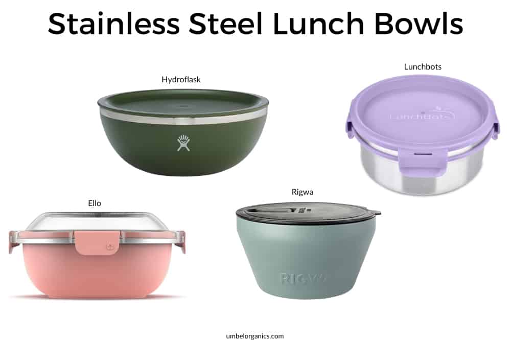 Stainless Steel Snack Containers - Umbel Organics