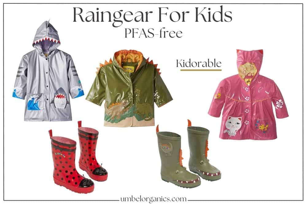 PFAS-Free Rain Gear For Kids- Kidorable