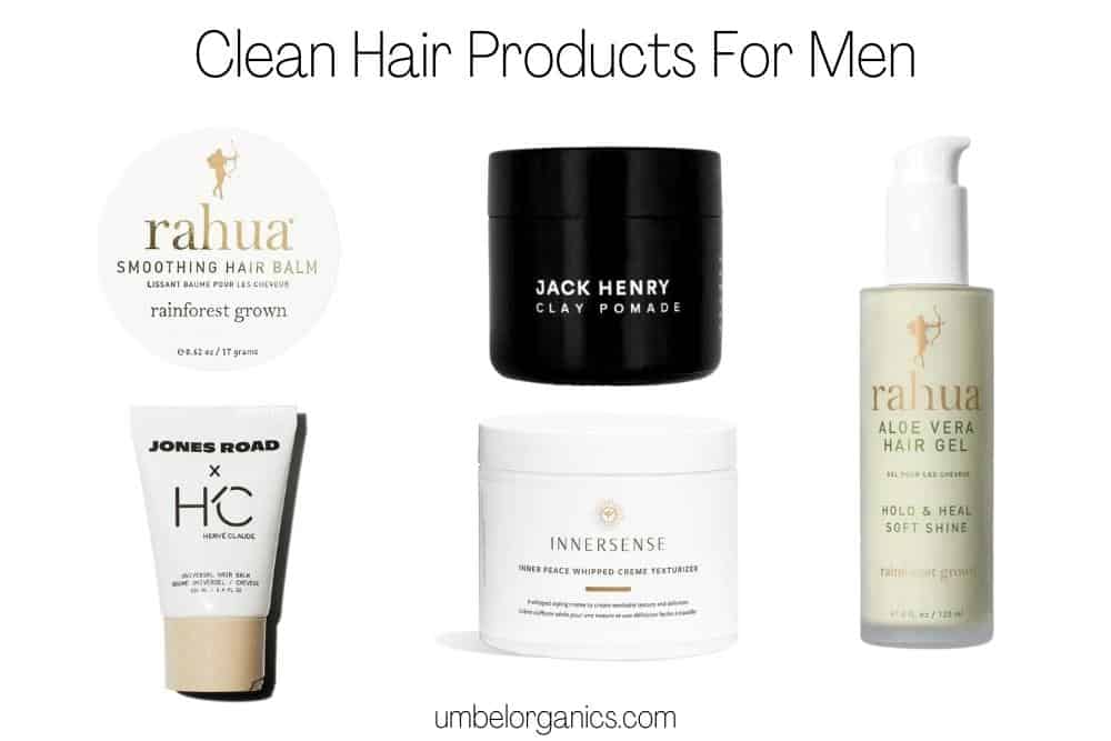clean hair products for men