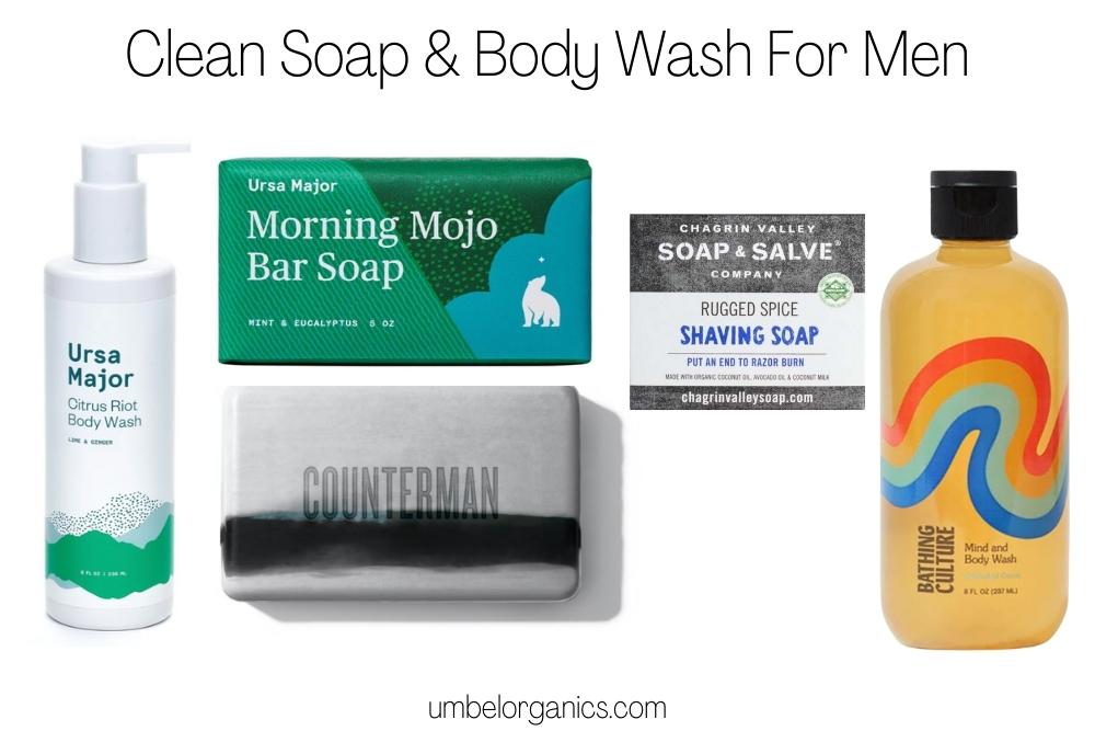soap and body wash for men