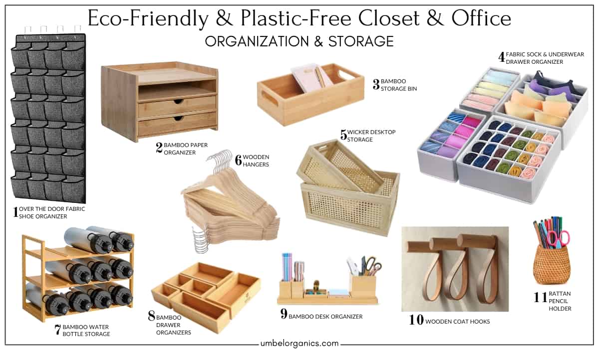 plastic-free office storage