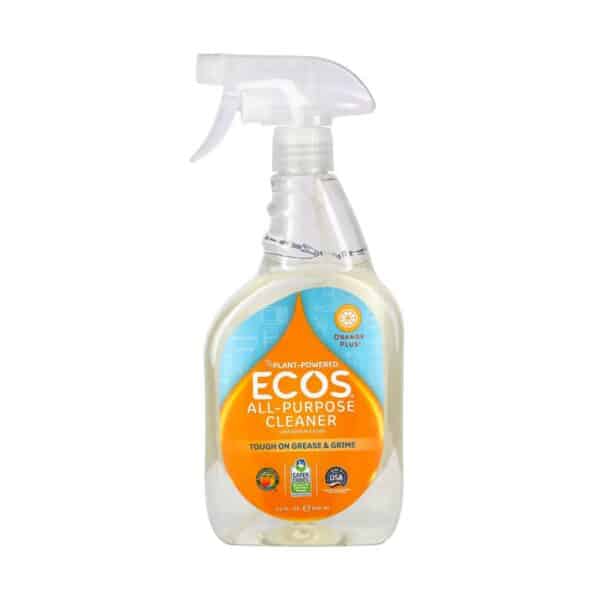 Eco-Conscious Orange Cleaner Spray For All-Purpose Household Cleaning -  ECOS®