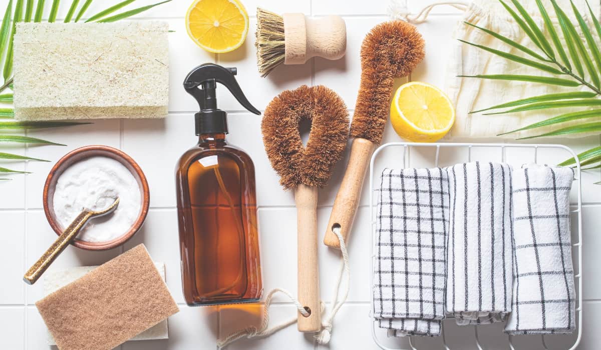 natural cleaning caddy