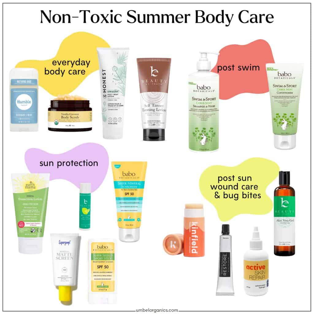 non-toxic summer body care