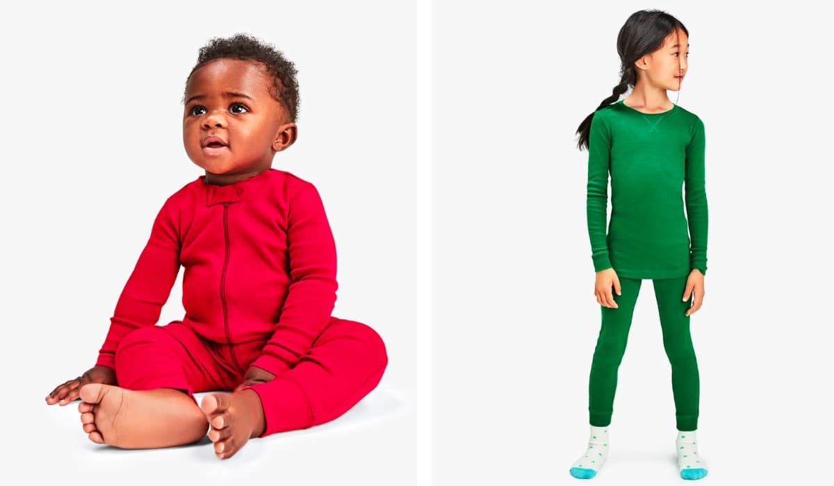 Holiday Organic Cotton Pajamas For Kids - Umbel Organics