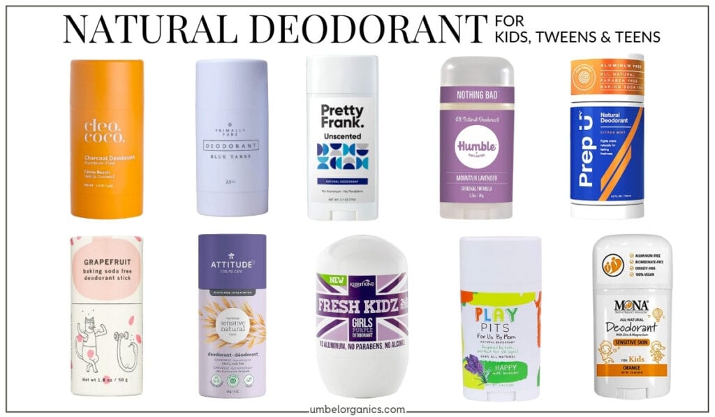 natural deodorant for teens