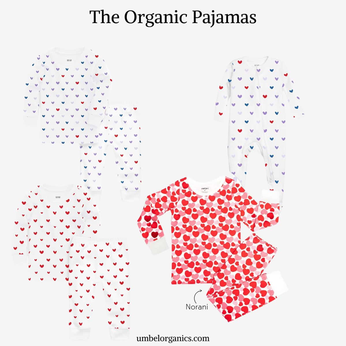 Eco-Friendly & Sustainable Valentine's Day Pajamas For Kids - Umbel ...