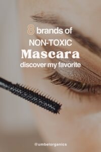 mascara and eyelashes