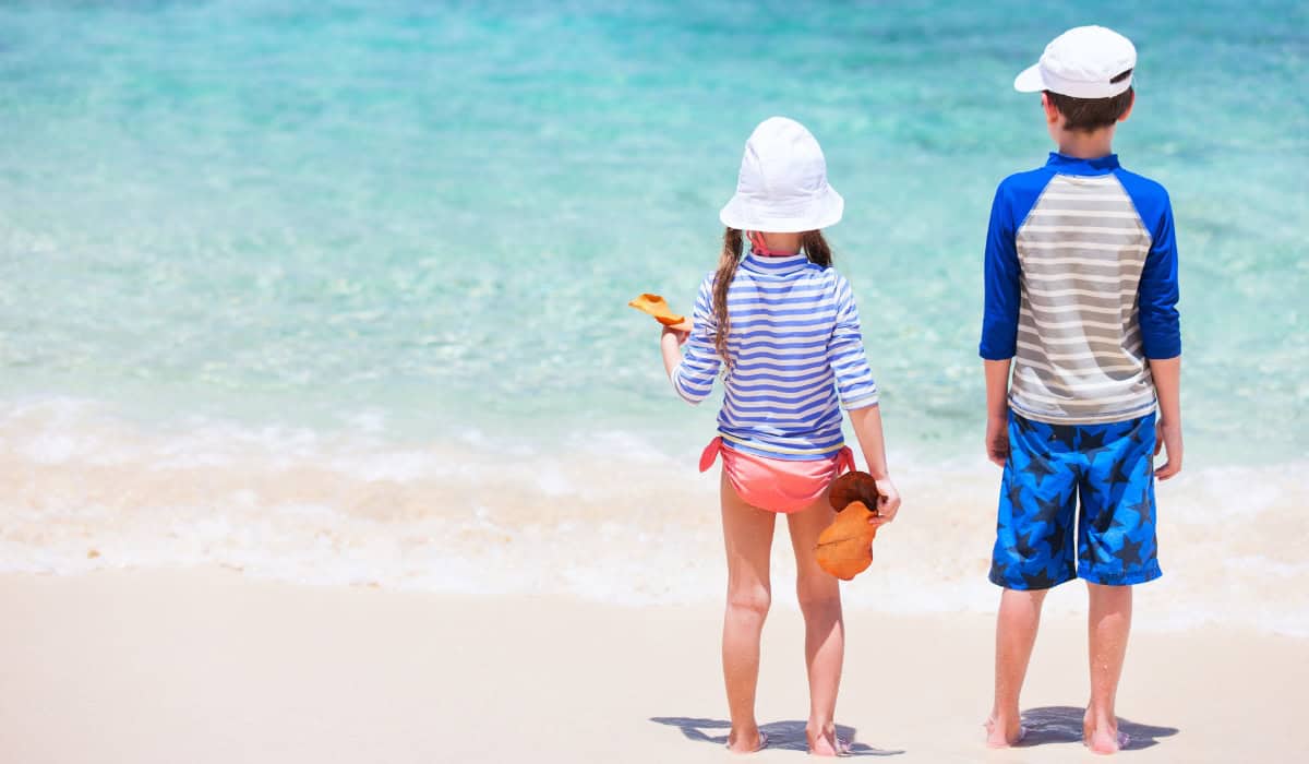 kids at beach