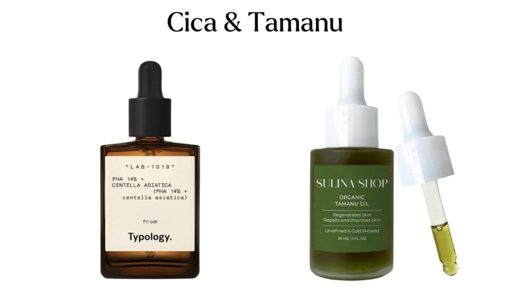 cica and tamanu oil