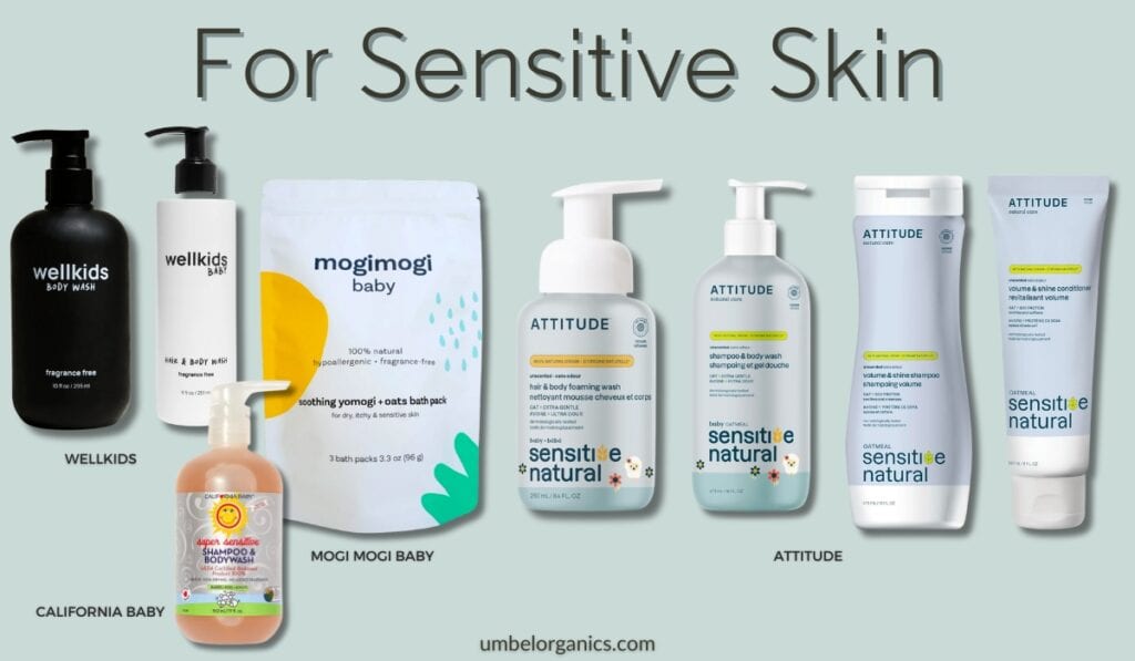 bath products for sensitive skin