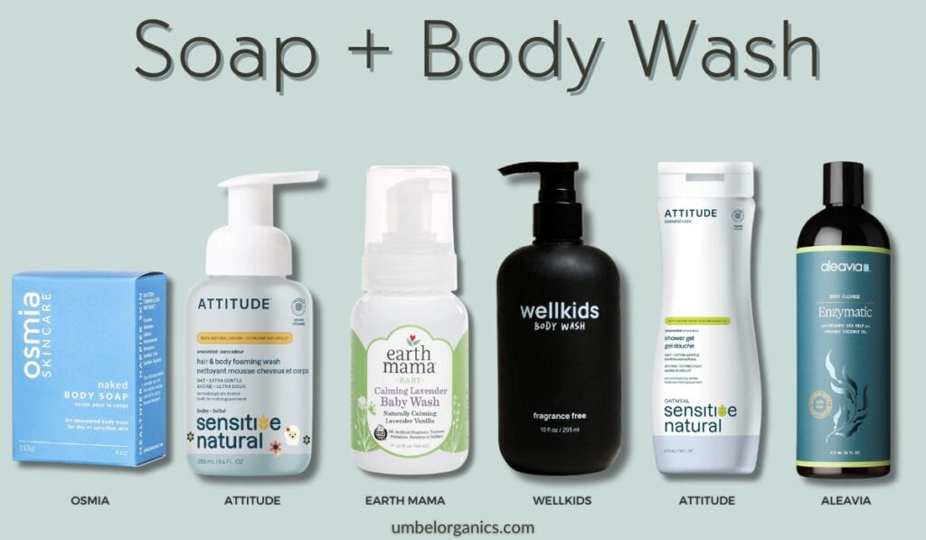 soap and body wash