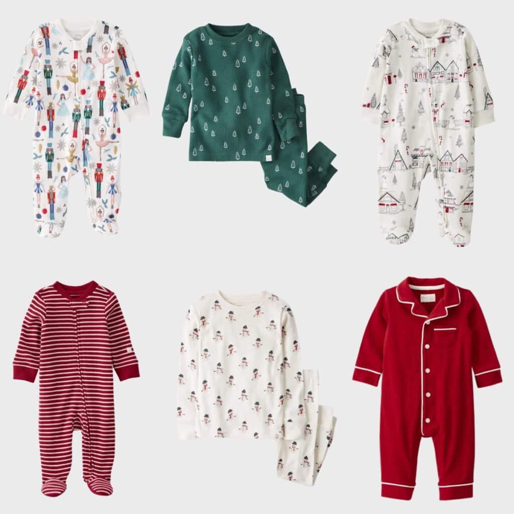 Holiday Organic Cotton Pajamas For Kids - Umbel Organics